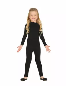 Svart trikotjumpsuit til barn, Størrelse: 3–4 år (95–105 cm)