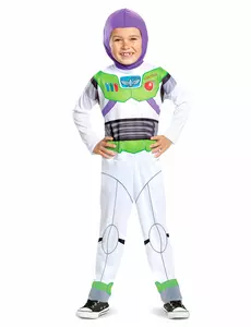 Buzz Lightyear-kostyme - Klassisk Toy Story for barn, Størrelse: 7–8 år (124–136 cm)