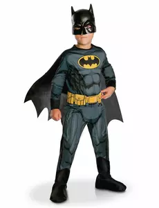 Klassisk Batman Justice League-kostyme for gutter, Størrelse: 3–4 år (90–104 cm)