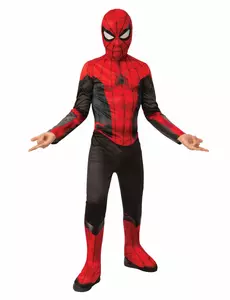 Klassisk Spiderman No Way Home-kostyme til barn, Størrelse: 7–8 år (122 – 128 cm)