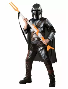 Klassisk Star Wars - Mandalorian-barnekostyme, Størrelse: 9–10 år (134 – 140 cm)
