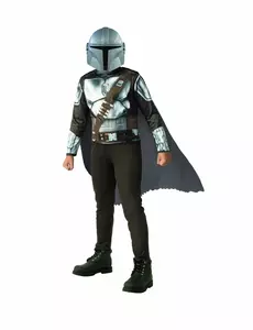 Klassisk Mandalorian-kostyme til barn, Størrelse: 7–8 år (122 – 128 cm)
