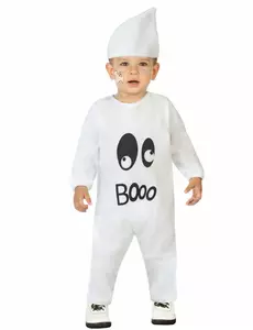 Baby spøkelsesjumpsuit-kostyme, Størrelse: 6–12 måneder