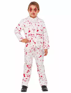 Blodig brudgomkostyme til gutt, utkledning, Størrelse: 9 år (125–135 cm)