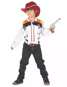 Cowboykostyme til gutter, Størrelse: 10–12 år (130–140 cm)