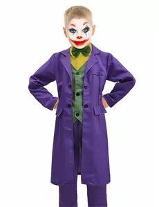 Joker-kostyme til barn, Størrelse: 10–12 år