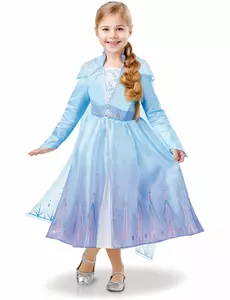 Luksuriøst Elsa Frost 2-kostyme til jenter, Størrelse: 5–6 år(110–116 cm)