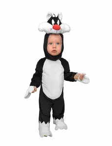 Baby Sylvester-kostyme Tweety og Sylvester, Størrelse: 1–2 år