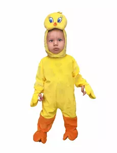 Tweety babykostyme Tweety og Sylvester, Størrelse: 1–2 år