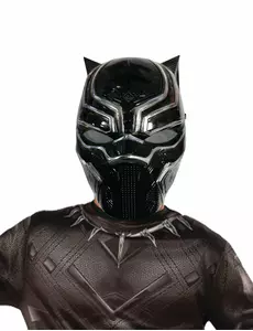Black Panther halvmaske for barn