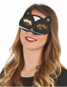Voksen svart ulvkatt