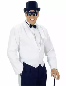 Voksen, blank, svart ulv