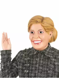 Dronning Maxima morsom latexmaske for voksne