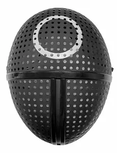 Plastmaske keeper spillsymbol rund voksen