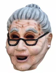Voksen bestemormaske