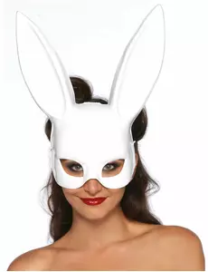 Hvit kaninmaske