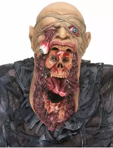 Voksen zombie-lateksmaske