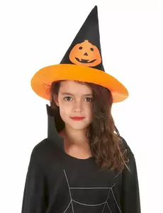Halloween-gresskarhatt for barn