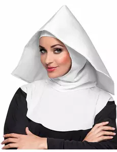 Adult white nun headdress