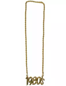 1980s adult gold necklace