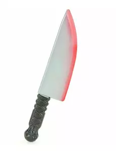 Halloween-plastblodig kniv