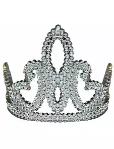 Sølv prinsessetiara for jenter