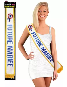 Blått brudskjerf