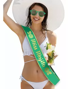 Miss Mojito grønt skjerf til dame