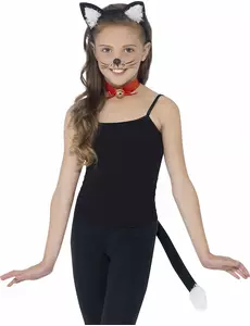 Svart katt-sett for barn