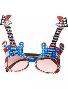 Voksne amerikanske rockegitarbriller