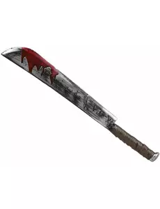 Plast Halloween blodig machete