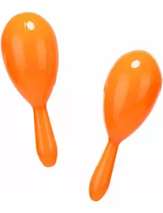 Oransje maracas