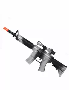45 cm maskinpistol med sikte