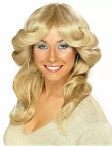 70-talls blond parykk for kvinner