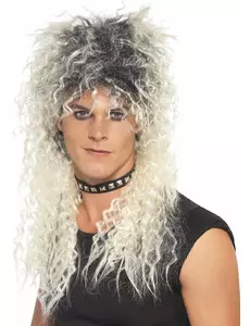 Voksen punk blond parykk