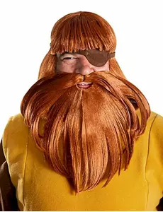 Halvar Vic, vikingmannen, parykk og skjegg