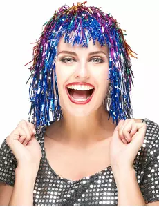Adult Metallic Multicolor Wig