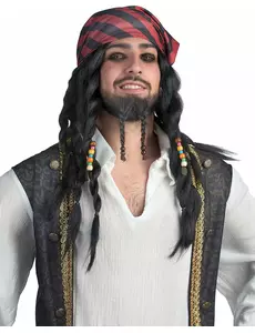 Flettet piratparykk for voksne