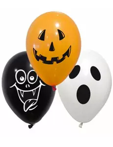 10 skumle halloween-latexballonger 28 cm