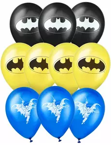 10 Batman lateksballonger 25x32cm