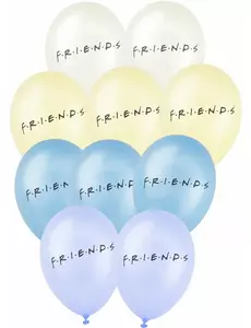 10 Friends lateksballonger 25x32cm