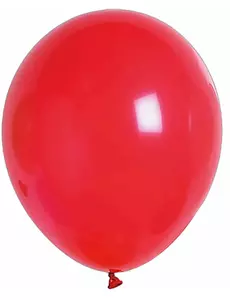 100 metalliske røde ballonger 29 cm
