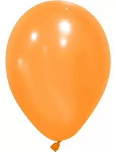 12 oransje ballonger 28 cm