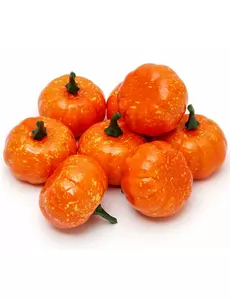 12 små gresskar 5 cm