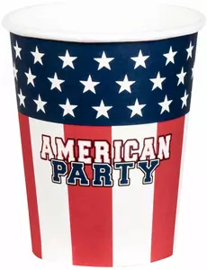 10 American Party 21 cl pappkopper