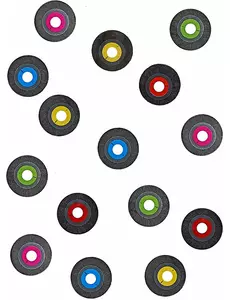 150 vinylplatebordkonfetti