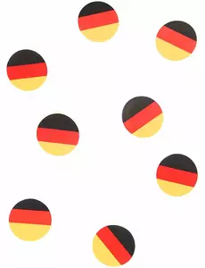 150 tysk flagg bordkonfetti