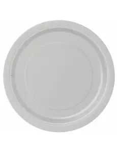 16 sølvpapirtallerkener 23 cm