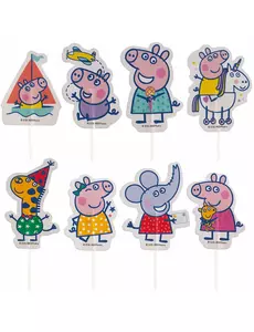 16 Peppa Gris papirkaketopper