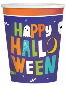 8 Halloween Friends 250 ml pappkopper